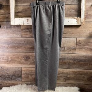 BonWorth Dress Pants Slacks, Size Petite Medium Short, Gray